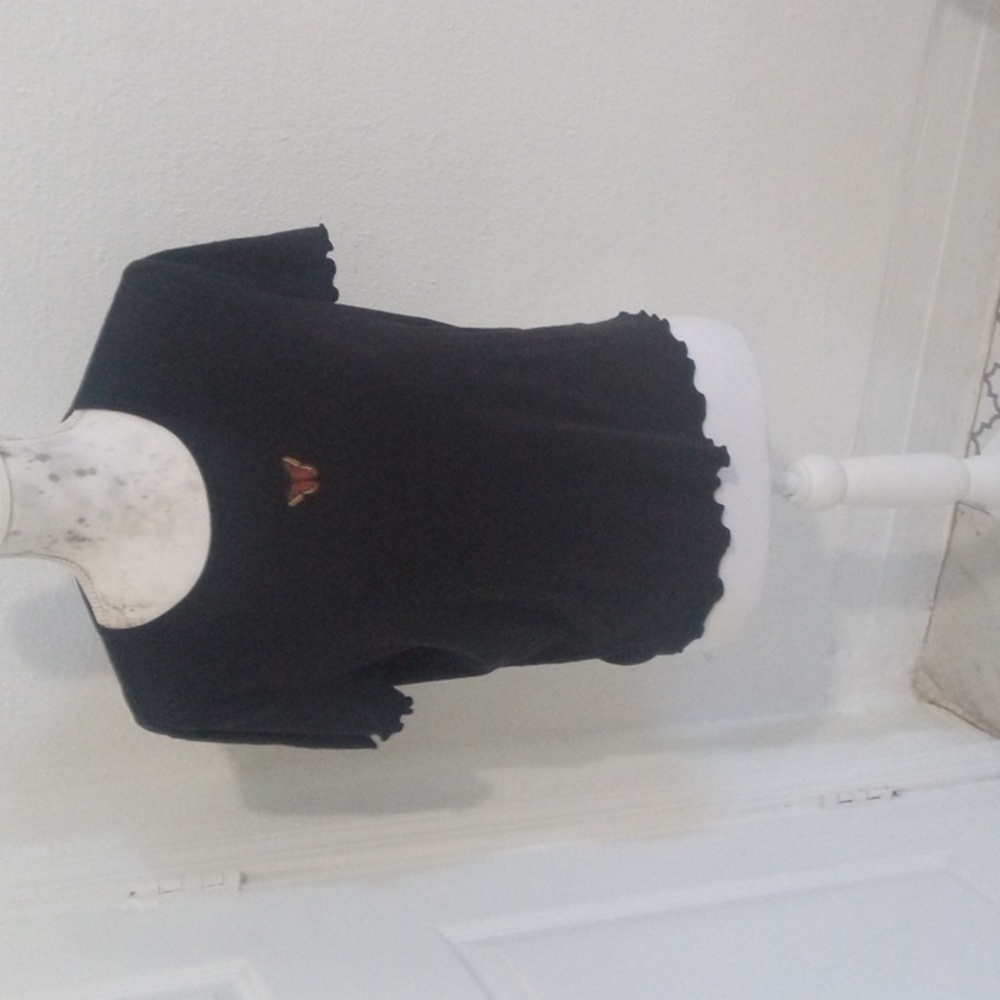 Black Hollister butterfly tee